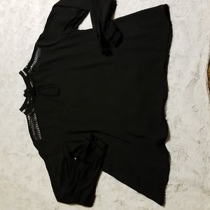 Landa by Dora Landa Top Womens Size Medium Black